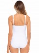 Maillot de bain gainant Europa Blanc - Rock Solid - "M" - Miraclesuit Swimwear