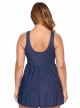 Robe de bain gainante Marais Bleu nuit - Must haves - "W" - Miraclesuit Swimwear