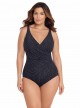 Maillot de bain gainant Oceanus Noir - Must haves - Pin point - "FC" -Miraclesuit Swimwear