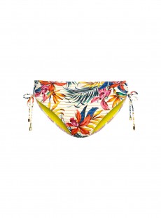 Culotte de bain taille haute réglable imprimé tropical - Paradise Morning - Cyell