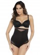 Culotte gainante taille extra-haute noire - Sexy Sheer Shaping - Miraclesuit Shapewear