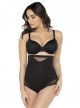 Culotte gainante taille extra-haute noire - Sexy Sheer Shaping - Miraclesuit Shapewear