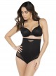 String gainant taille haute noir - Sexy Sheer Shaping - Miraclesuit Shapewear