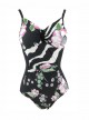 Maillot de bain sculptant 1 pièce Multicolore Calipso - Alyssa - Miradonna