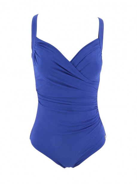 Maillot de bain sculptant 1 pièce Bleu Nemesis - Mirabasic - Miradonna