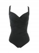 Maillot de bain sculptant 1 pièce Noir Nemesis - Mirabasic - Miradonna