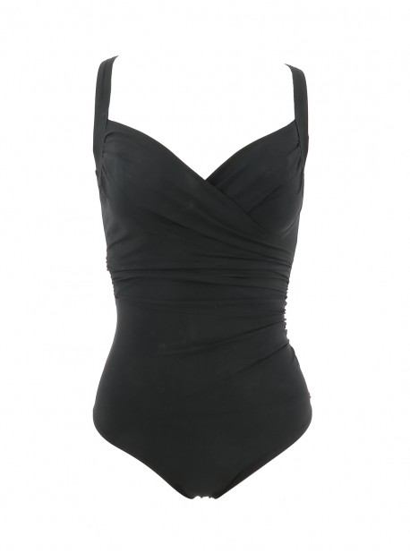 Maillot de bain sculptant 1 pièce Noir Nemesis - Mirabasic - Miradonna