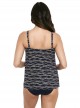 Tankini Mirage Noir - Linked In - "M" - Miraclesuit Swimwear