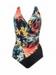 Maillot de bain une pièce Oceanus fleuri - Plumeria - "M" - Miraclesuit Swimwear