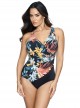 Maillot de bain une pièce Oceanus fleuri - Plumeria - "M" - Miraclesuit Swimwear