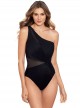 Maillot de bain gainant Minx Noir - Network News - "M" - Miraclesuit Swimwear