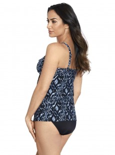 Tankini Love Knot imprimé graphique bleu - Palatium - "M" - Miraclesuit Swimwear