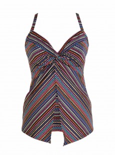 Tankini Love Knot imprimé graphique multicolore - Shimmer Links - "M" - Miraclesuit Swimwear