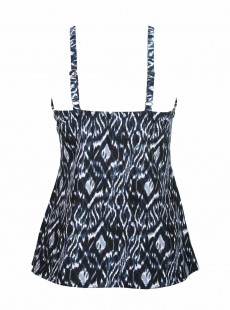 Tankini Love Knot imprimé graphique Bleu - Palatium - "W" - Miraclesuit Swimwear