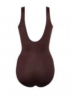 Maillot de bain gainant Revele Marron - Rock Solid - "M" - Miraclesuit Swimwear