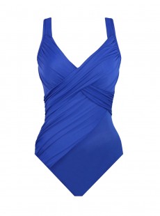 Maillot de bain gainant Revele Bleu - Rock Solid - "M" - Miraclesuit Swimwear