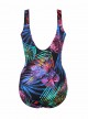 Maillot de bain gainant Revele imprimé fleuri multicolore - Tropicat - "M" - Miraclesuit Swimwear