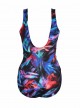 Maillot de bain gainant Revele imprimé fleuri multicolore - Fuego Floral - "M" - Miraclesuit Swimwea