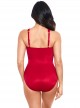 Maillot de bain gainant Europa Rouge - Rock Solid - "M" - Miraclesuit Swimwear