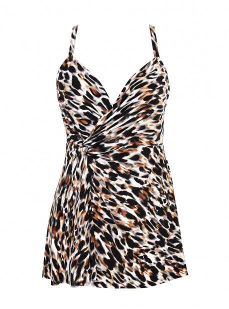 Robe de bain Adora Léopard - Fur Realz - "M" - Miraclesuit swimwear