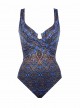 Maillot de bain une pièce Criss Cross Escape Bleu -  Thebes - "M" - Miraclesuit Swimwear