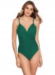 Maillot de bain une pièce Captivate Vert - Rock Solid - "M" - Miraclesuit Swimwear