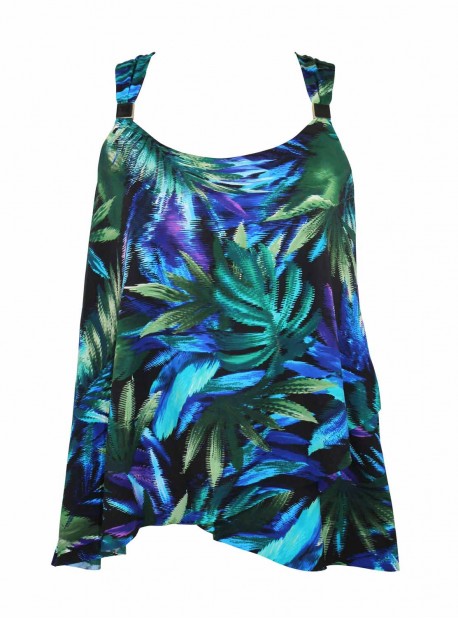 Tankini Dazzle Bleu - Useppa - "M" - Miraclesuit Swimwear