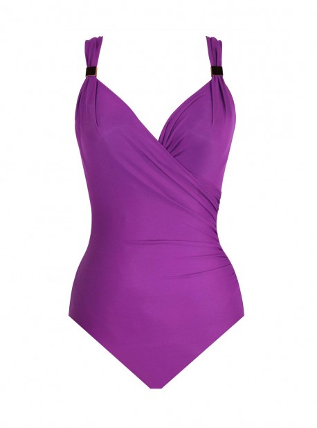 Maillot de bain une pièce Siren Violet - Razzle Dazzle - "M" - Miraclesuit Swimwear