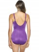 Maillot de bain une pièce Siren Violet - Razzle Dazzle - "M" - Miraclesuit Swimwear