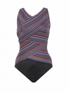 Maillot de bain une pièce Brio Multicolore - Shimmer Links - "M" - Miraclesuit Swimwear