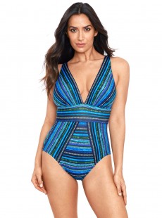 Maillot de bain une pièce Odyssey Bleu - Veranda - "M" - Miraclesuit Swimwear