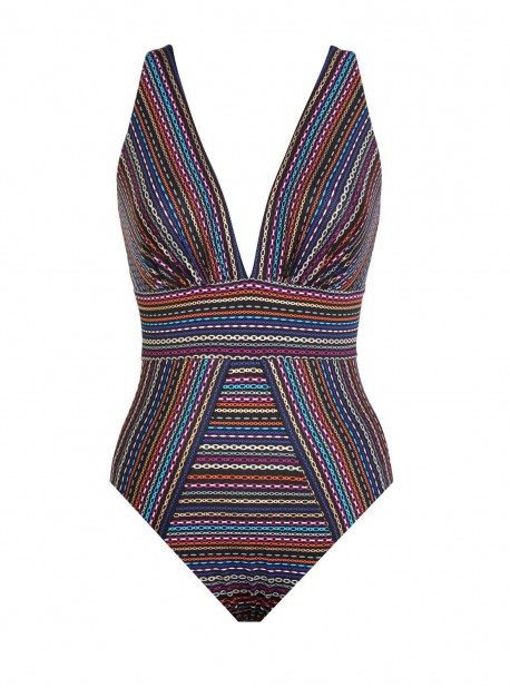 Maillot de bain une pièce Odyssey Multicolore - Shimmer Links - "M" - Miraclesuit Swimwear