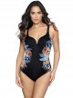 Maillot de bain une pièce Temptress - Plumeria - "M" - Miraclesuit Swimwear