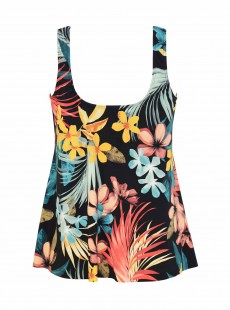 Tankini Ursula Multicolore - Plumeria - "M" - Miraclesuit Swimwear