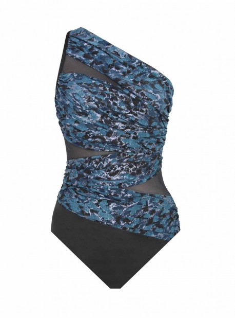 Maillot de bain gainant Jena Bleu - Titania - "M" - Miraclesuit Swimwear