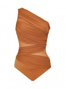 Maillot de bain gainant Jena Orange - Network  - "M" - Miraclesuit Swimwear