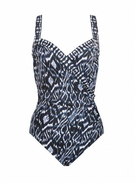 Maillot de bain gainant Sanibel Bleu - Palatium -  "W" -Miraclesuit Swimwear