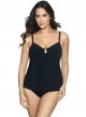 Tankini Zing Noir - Razzle Dazzle -"M" - Miraclesuit Swimwear