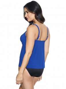 Tankini Zing Bleu - Razzle Dazzle -"M" - Miraclesuit Swimwear