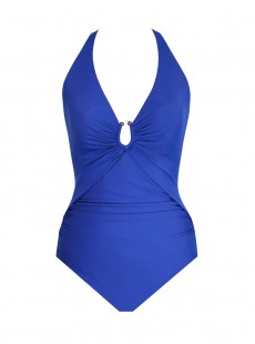 Maillot de bain 1 pièce gainante Bling Bleu - Razzle Dazzle - " M " - Miraclesuit Swimwear