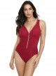 Maillot de bain gainant Zipt Rouge - Razzle Dazzle - "M" - Miraclesuit swimwear