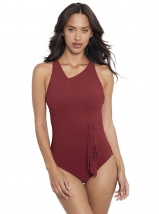 Maillot de bain lissant 1 pièce Sashay rouge - Banda - Amoressa