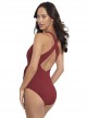 Maillot de bain lissant 1 pièce Sashay rouge - Banda - Amoressa