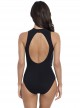 Maillot de bain lissant 1 pièce Bandolier noir - Banda - Amoressa