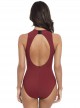 Maillot de bain lissant 1 pièce Bandolier rouge - Banda - Amoressa