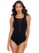 Maillot de bain lissant 1 pièce Constantine noir - Triomphe - Amoressa