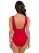 Maillot de bain lissant 1 pièce Constantine rouge - Triomphe - Amoressa