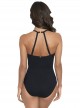 Maillot de bain lissant 1 pièce Beau noir - Flamenco - Amoressa