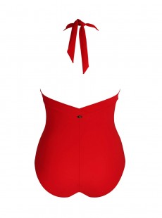 Maillot de bain lissant 1 pièce Marie rouge - Flamenco - Amoressa