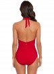 Maillot de bain lissant 1 pièce Marie rouge - Flamenco - Amoressa